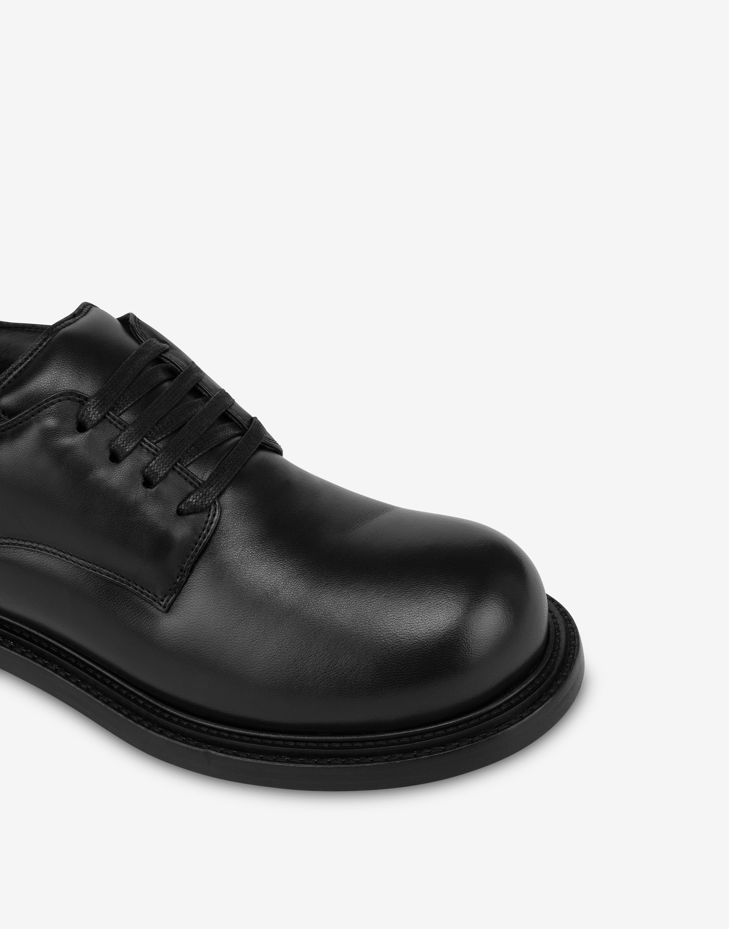 Derby shoes in nappa leather Oliver | Moschino