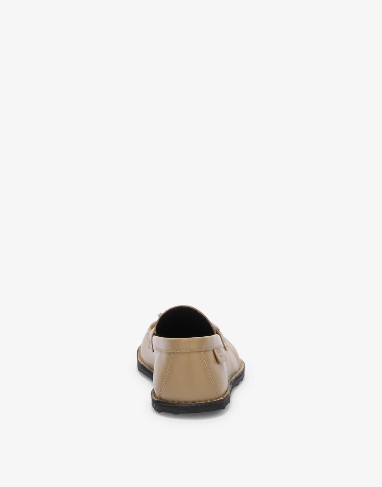 Mokassins aus Kalbsleder  Beige Moschino 2