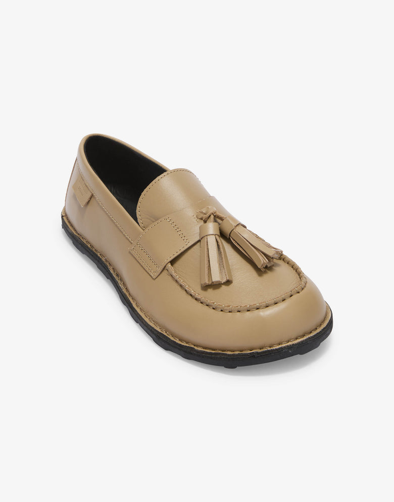 Mokassins aus Kalbsleder  Beige Moschino 3