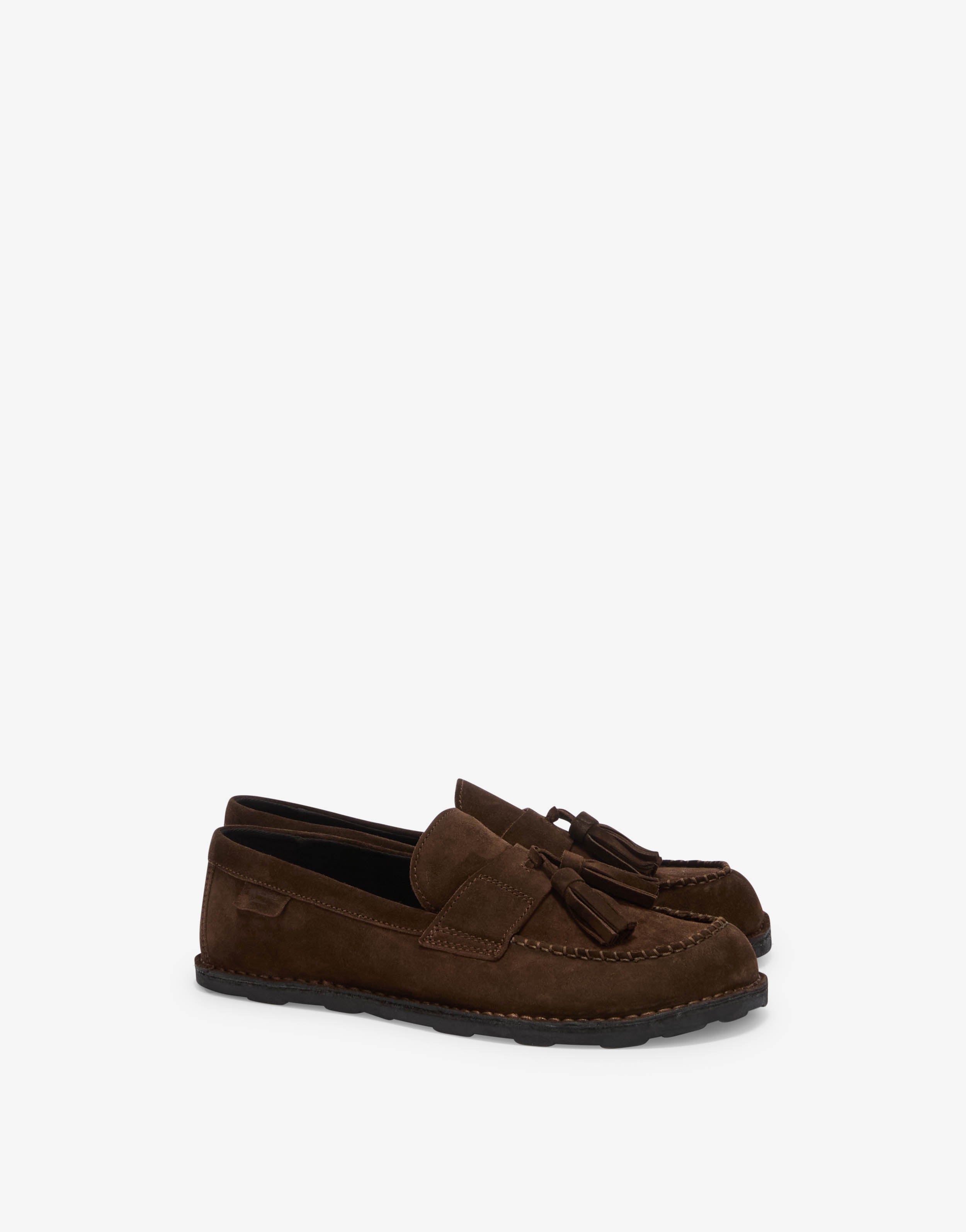 Mocassini in suede