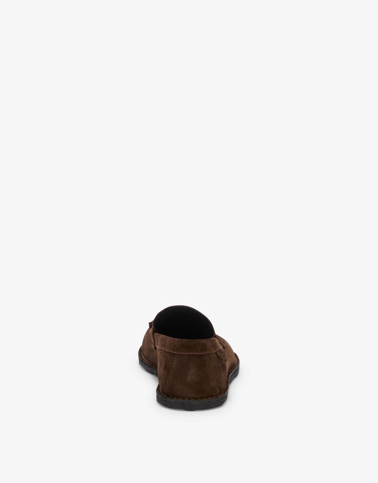 Suede loafers Brown Moschino 2