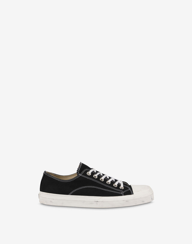 Sneakers aus Canvas Edge Schwarz Moschino 1
