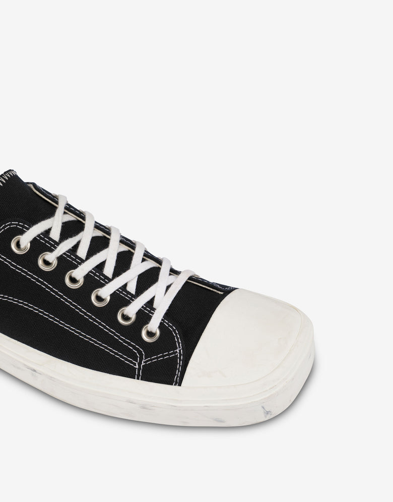 Sneakers aus Canvas Edge Schwarz Moschino 3