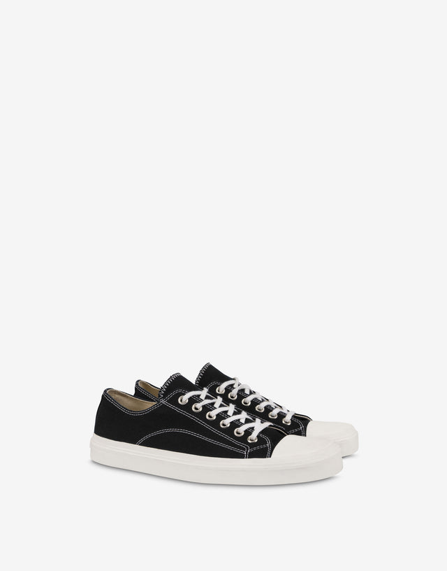 Sneakers 帆布Edge 黑色 Moschino 0