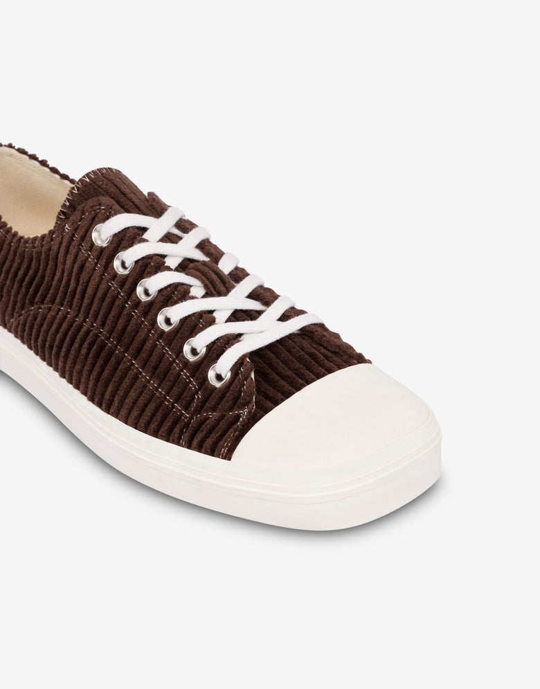 Corduroy trainers Brown Moschino 3