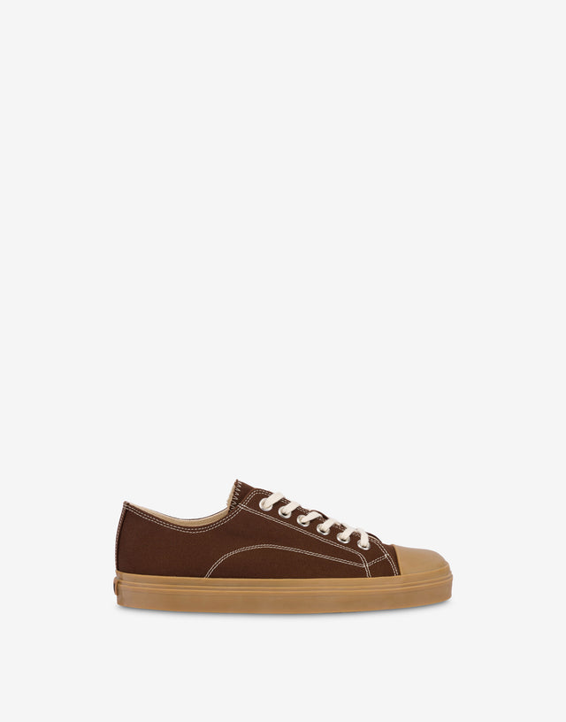Canvas trainers Brown Moschino 1