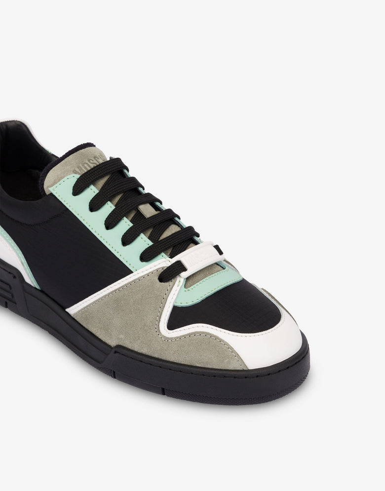 Material mix trainers Black Moschino 3