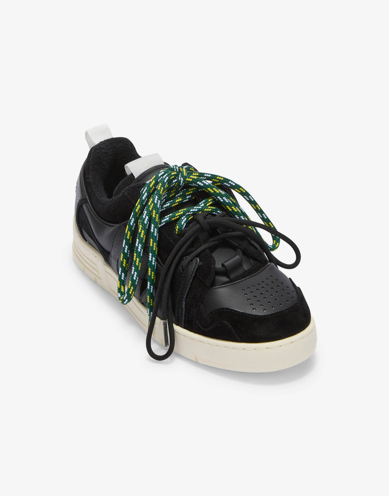 Sneakers in vitello e suede Nero Moschino 3