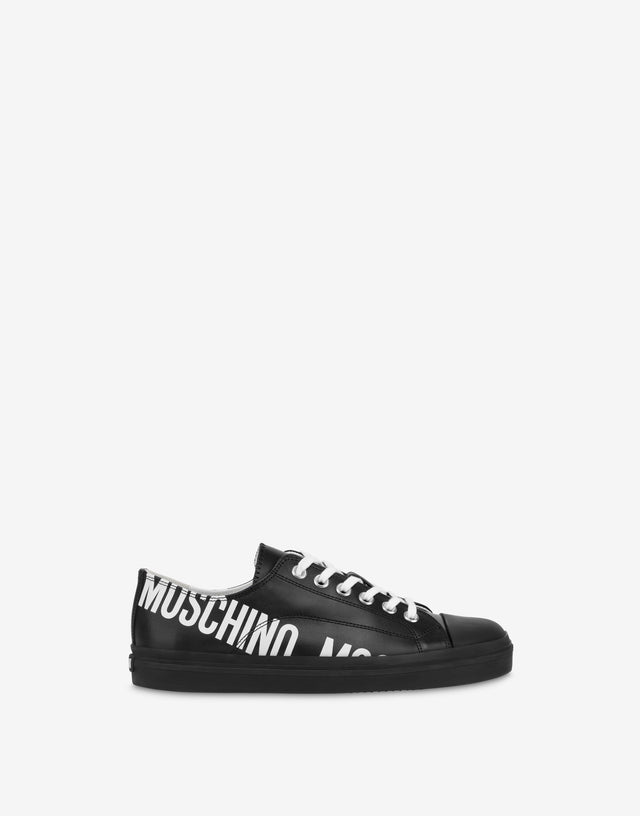 Sneakers in vitello stampato Nero Moschino 1