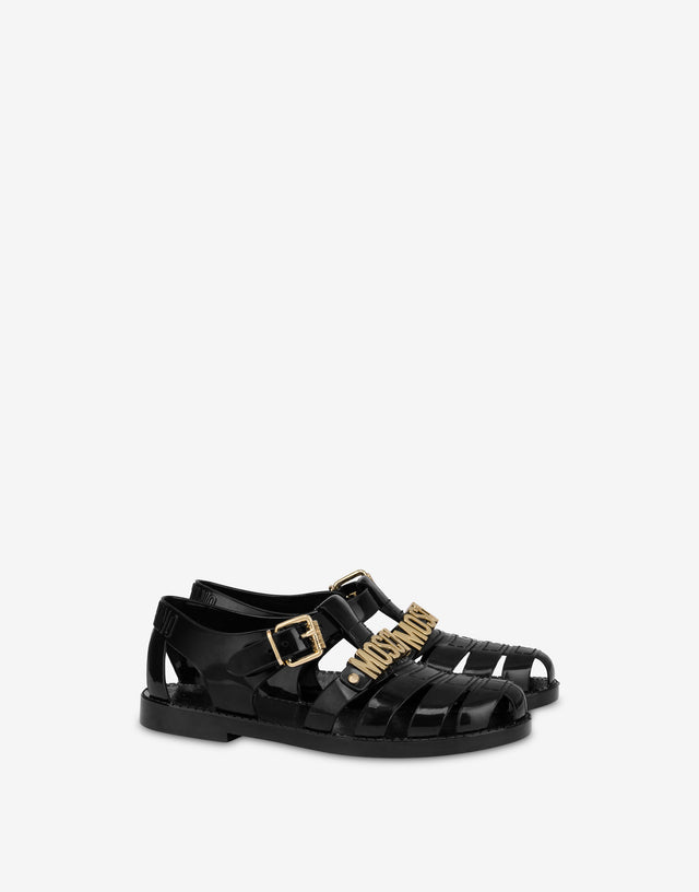  Sandali Jelly  Nero Moschino 0