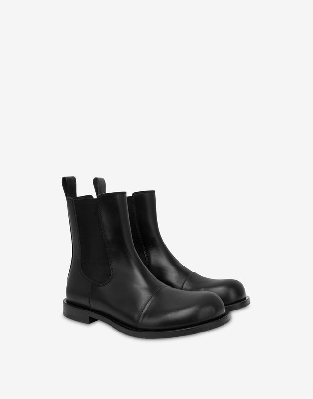 Stivaletti in vitello Nero Moschino 0