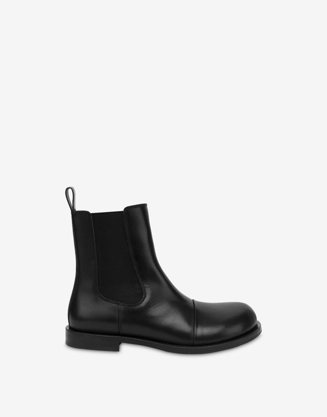 Stivaletti in vitello Nero Moschino 1