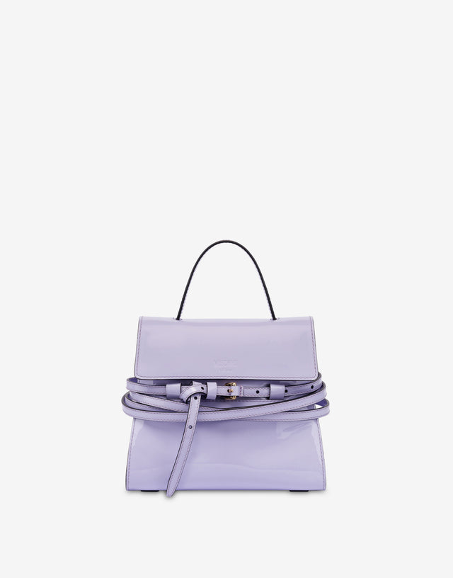 Bolso pequeño Moschino Tie Me Lila Moschino 0