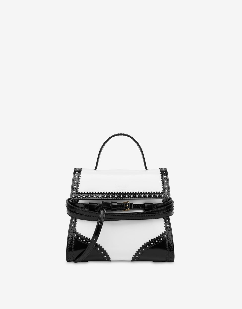 Moschino Tie Me Small Handbag White Moschino 0