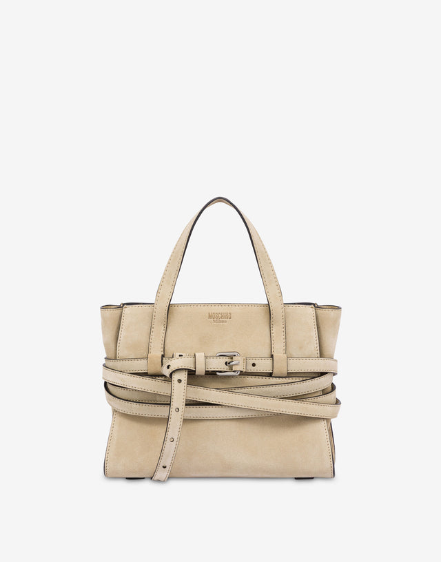 Small hand bag Moschino Tie Me Turquoise Moschino 0