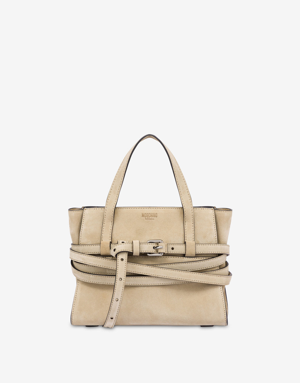 Small hand bag Moschino Tie Me Turquoise Moschino 0