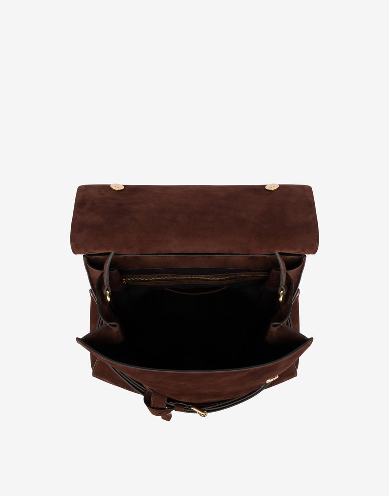 Moschino Tie Me Large Backpack Brown Moschino 2