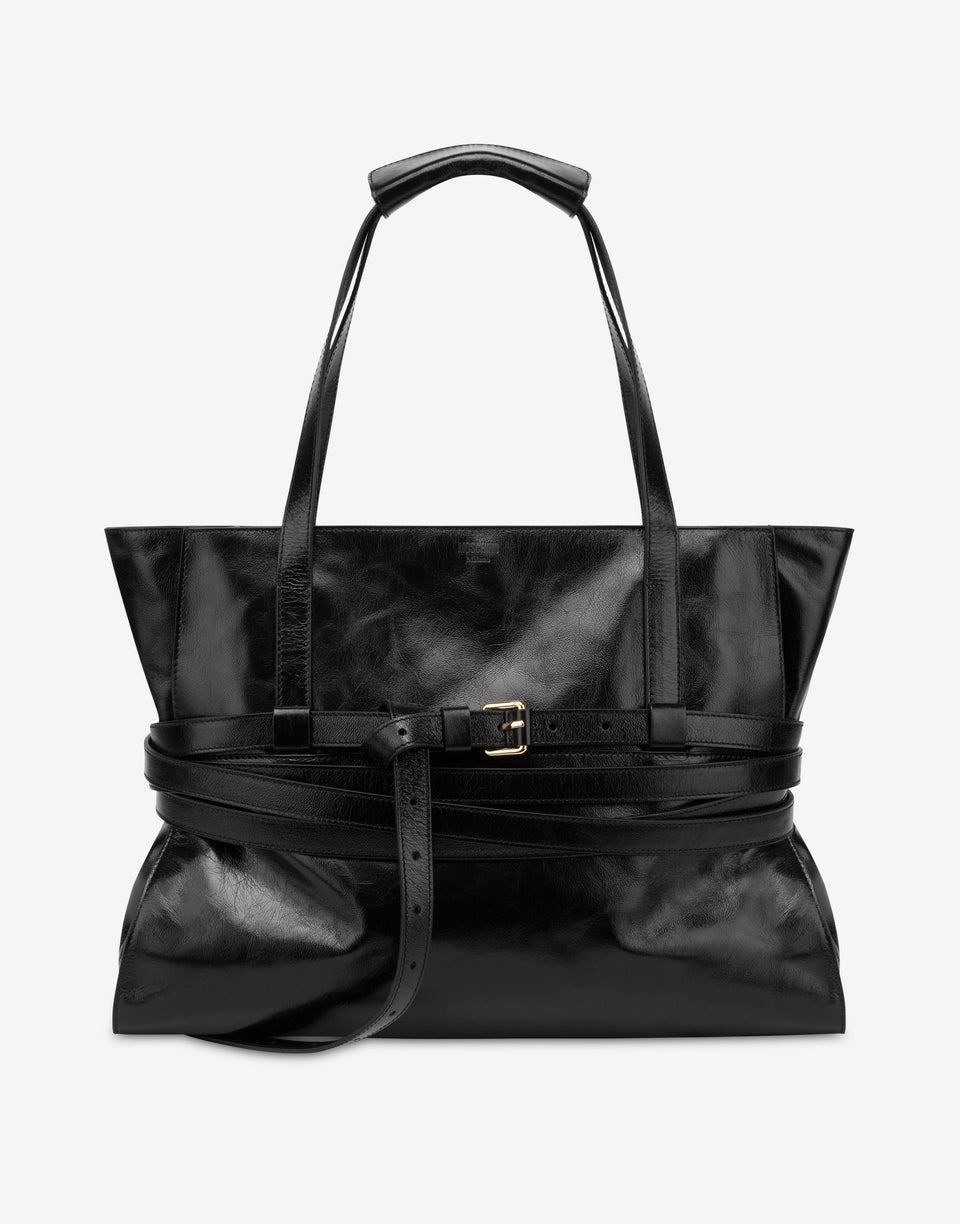 Tote Moschino Tie Me Black Moschino 0