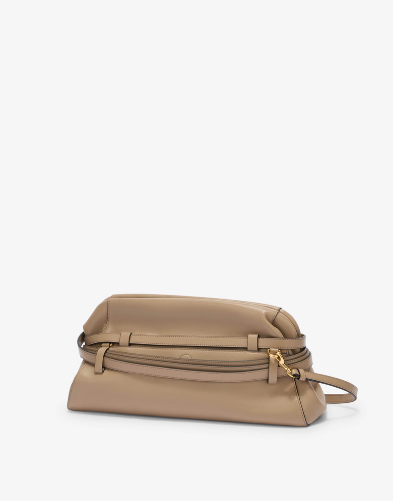 Borsa clutch grande Moschino Tie Me Nude Moschino 1