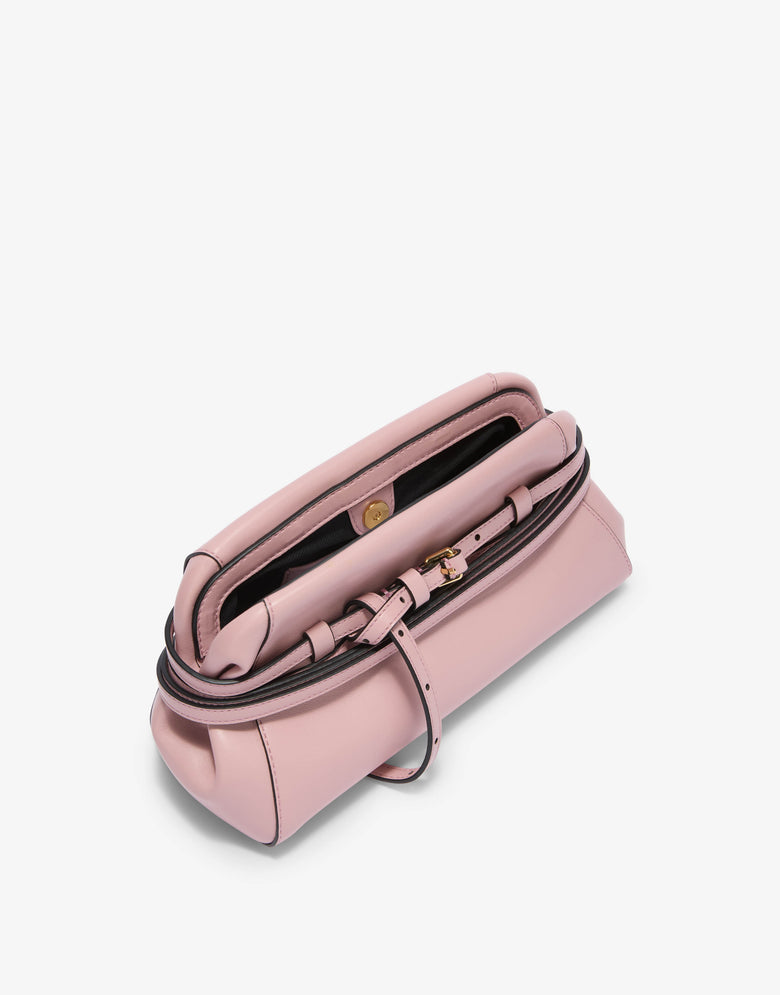 Pequena bolsa clutch Moschino Tie Me Pink Moschino 2
