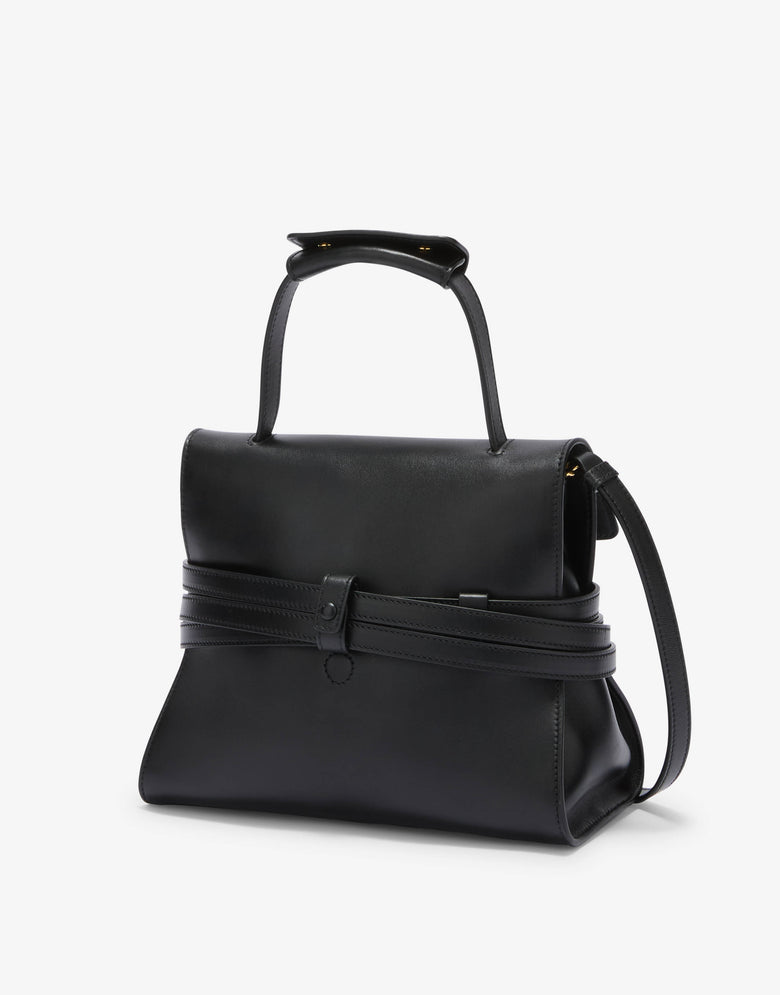 Moschino Tie Me Handtasche in normaler Größe Schwarz Moschino 1