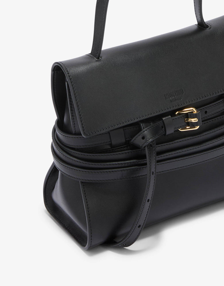 Moschino Tie Me Handtasche in normaler Größe Schwarz Moschino 3