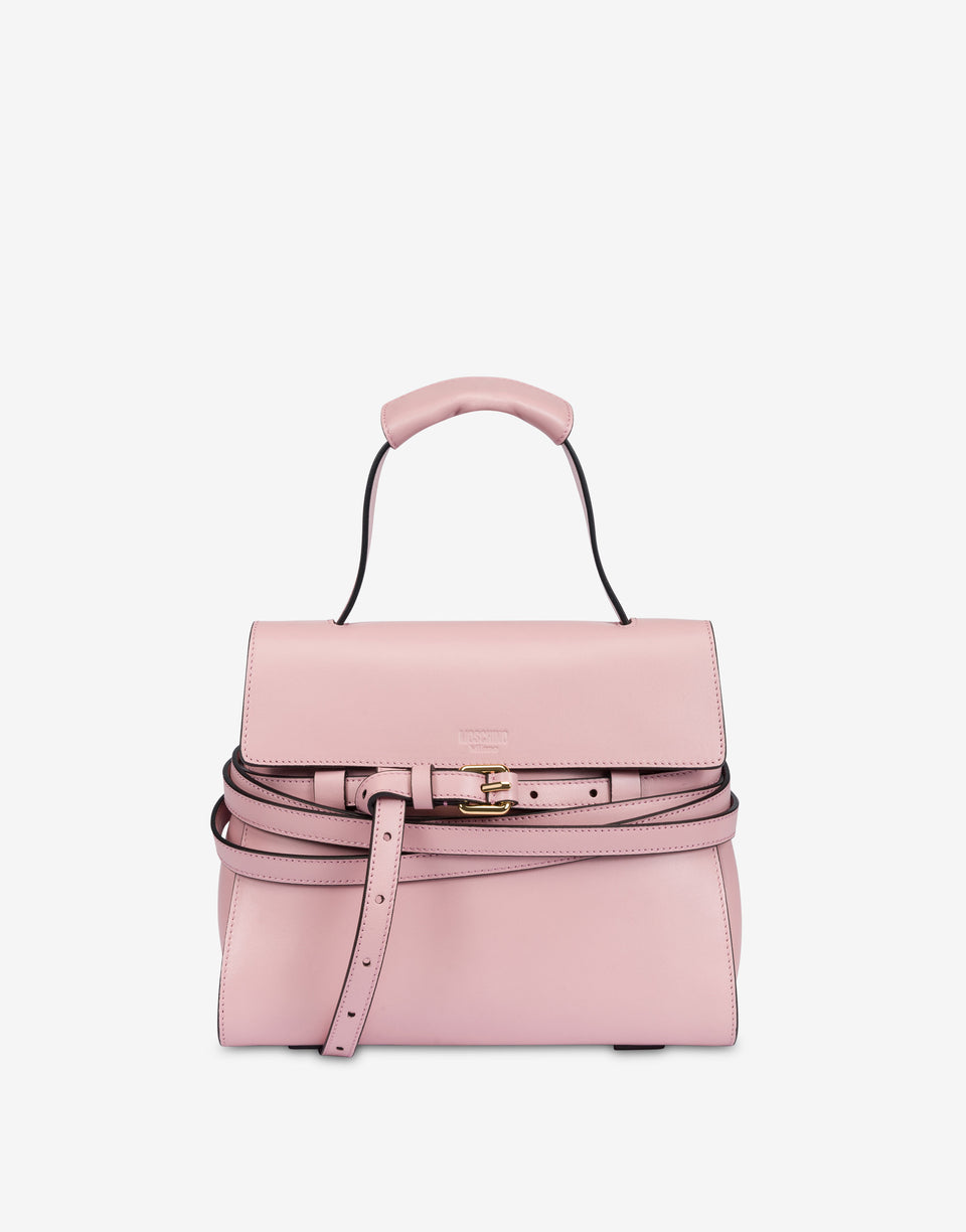 Sac à main classique Moschino Tie Me Rose Moschino 0