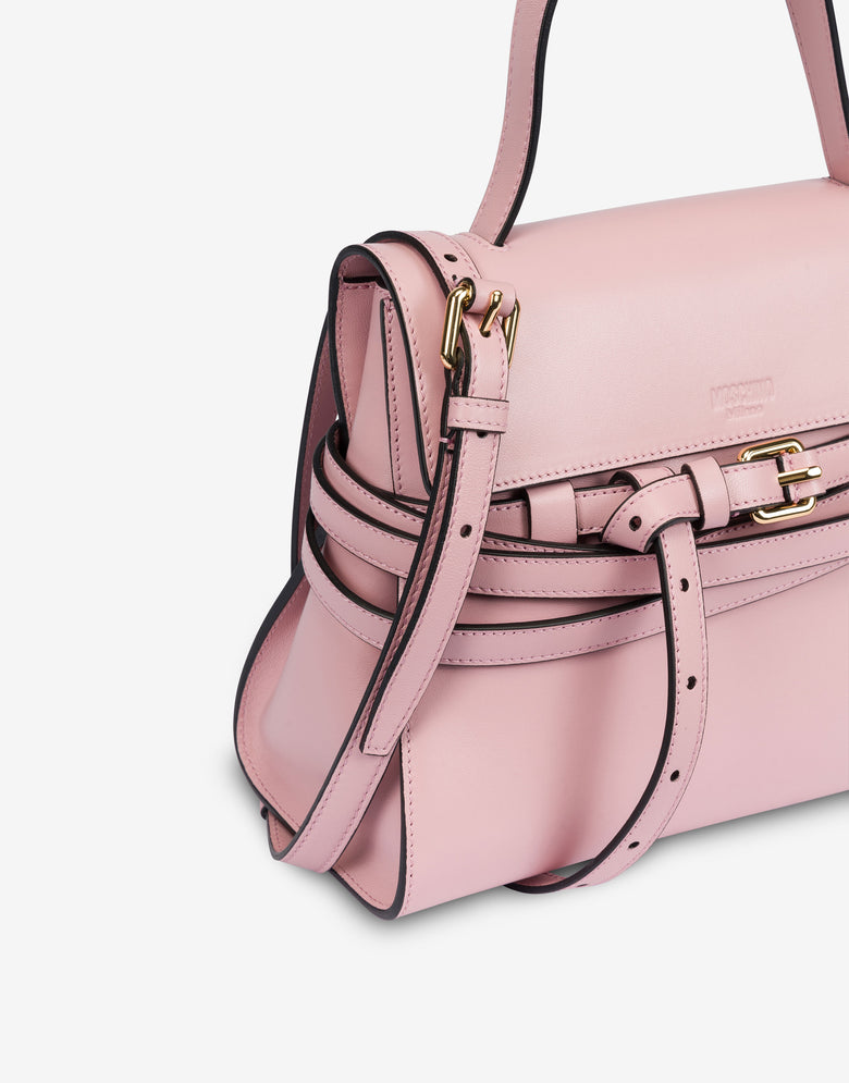 Sac à main classique Moschino Tie Me Rose Moschino 3