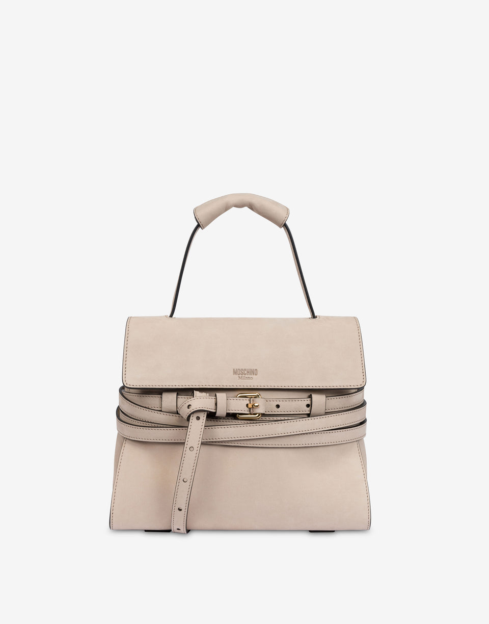 Moschino Tie Me Regular Handbag Grey Moschino 0
