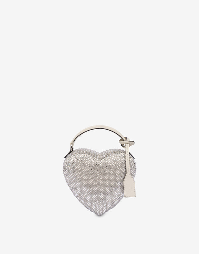 Mini-Handtasche Love Me Silber Moschino 0