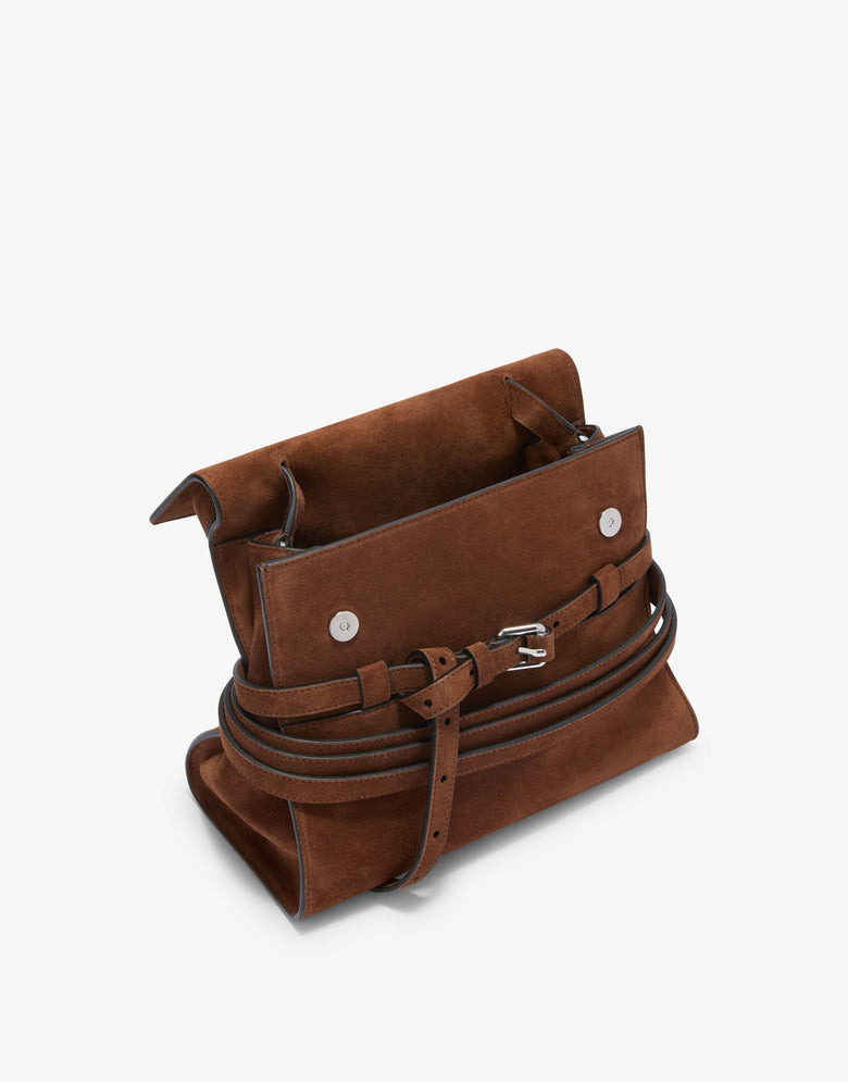 Bolso de mano Moschino Tie Me de tamaño normal Marrón Moschino 2