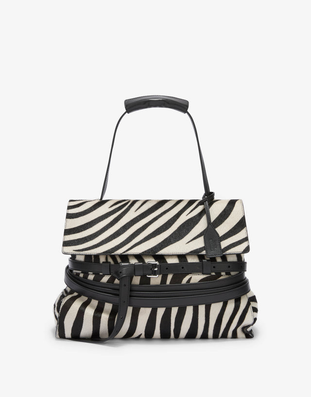 Moschino Tie Me Medium Handbag Black Moschino 0