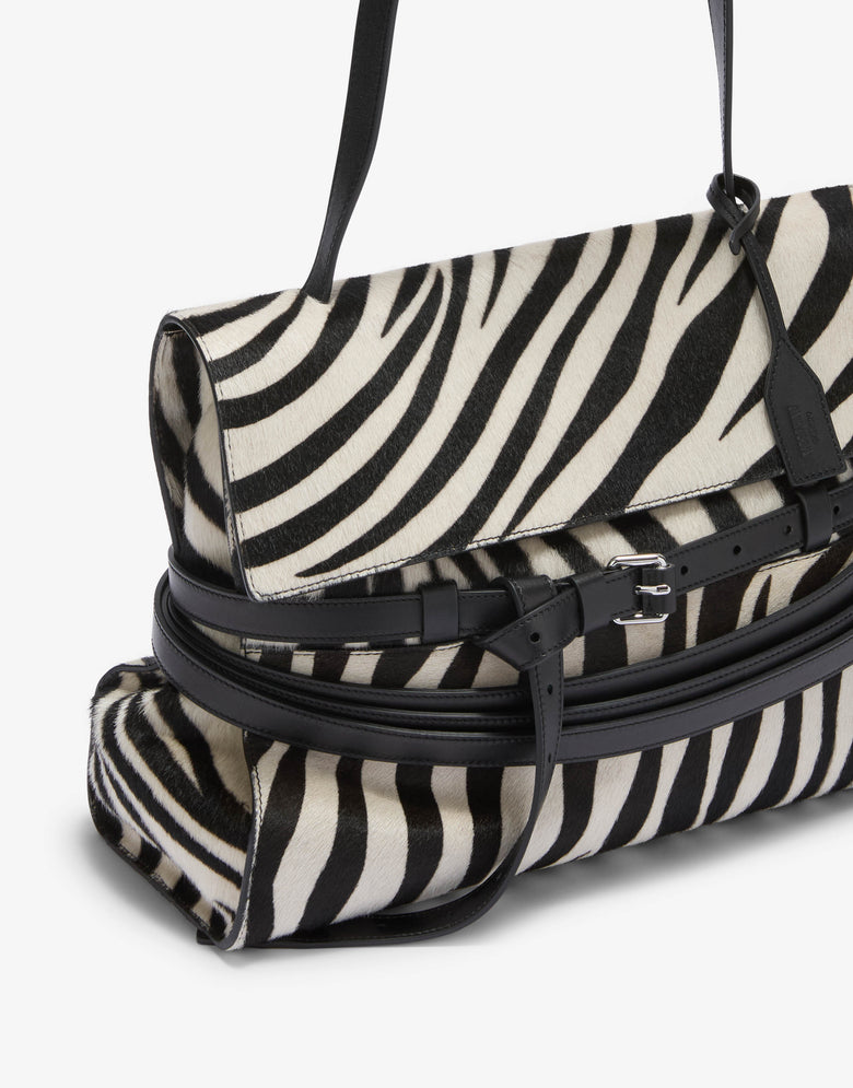 Borsa a mano media Moschino Tie Me Nero Moschino 3