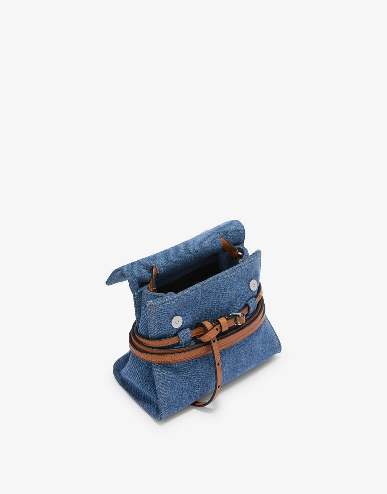 Kleine Moschino Tie Me Handtasche Blue Denim Moschino 2