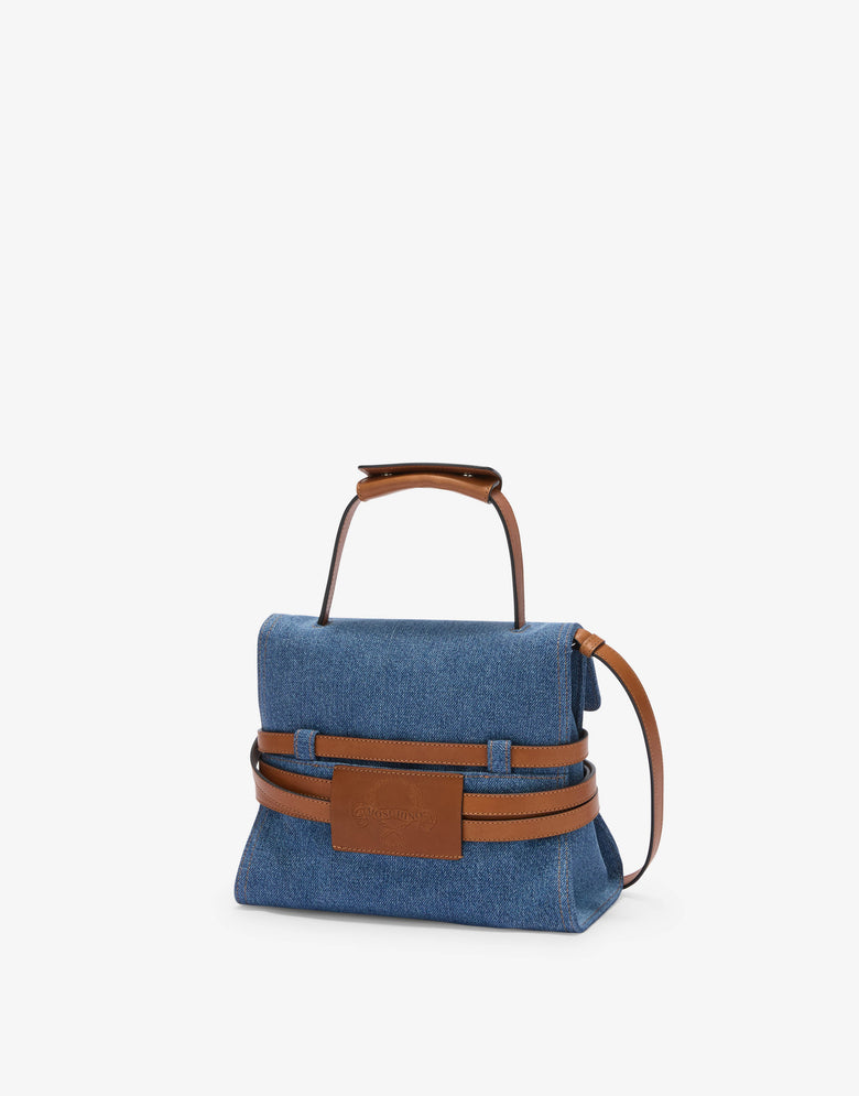 Moschino Tie Me Handtasche Blue Denim Moschino 1