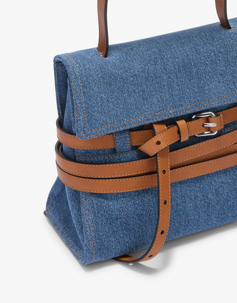 Moschino Tie Me Handtasche Blue Denim Moschino 3