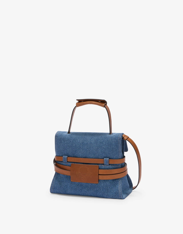 Moschino Tie Me Clutch Blue Denim Moschino 1
