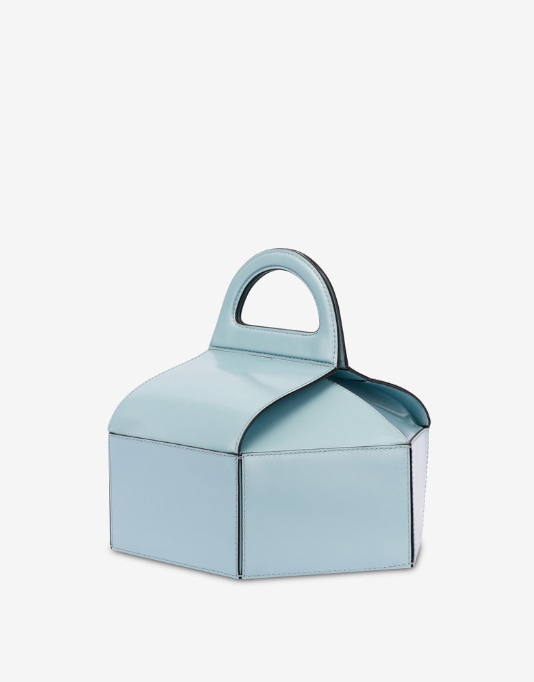 Cake Box Handbag Pastel blue Moschino 1