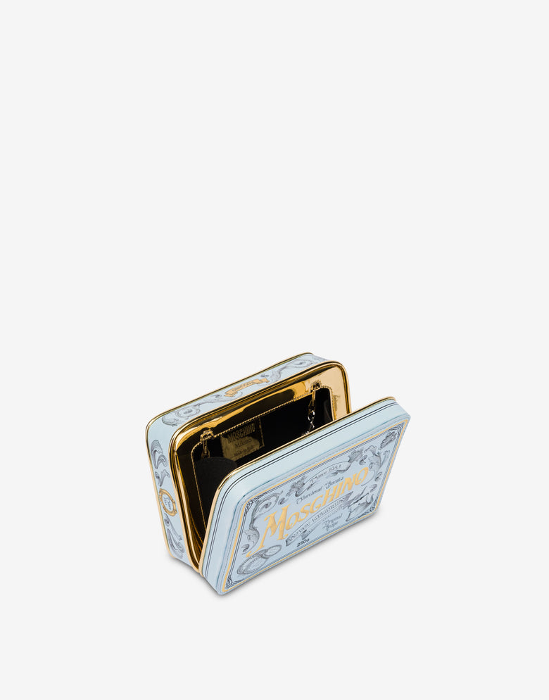 Clutch Cookie Box Pastel blue Moschino 2