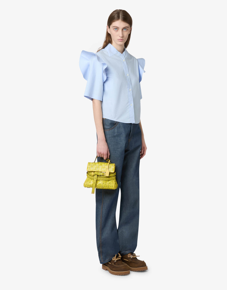Moschino Tie Me Handtasche Gelb Moschino 4