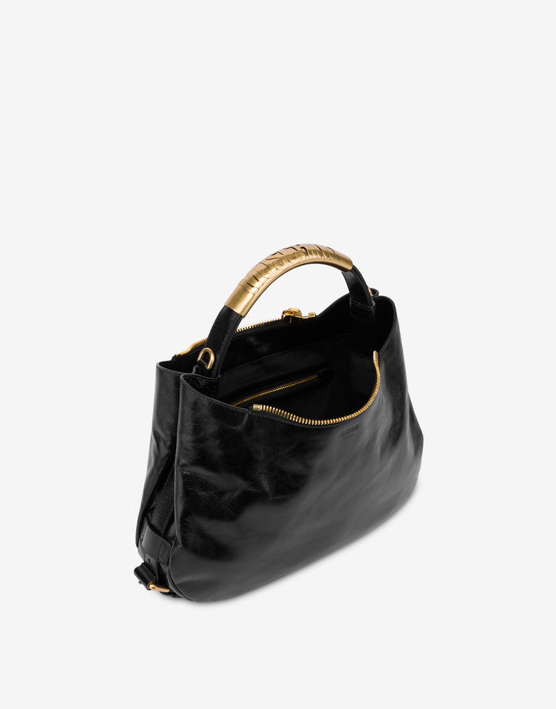 Mala de mão Moschino Handle Me Negro Moschino 2
