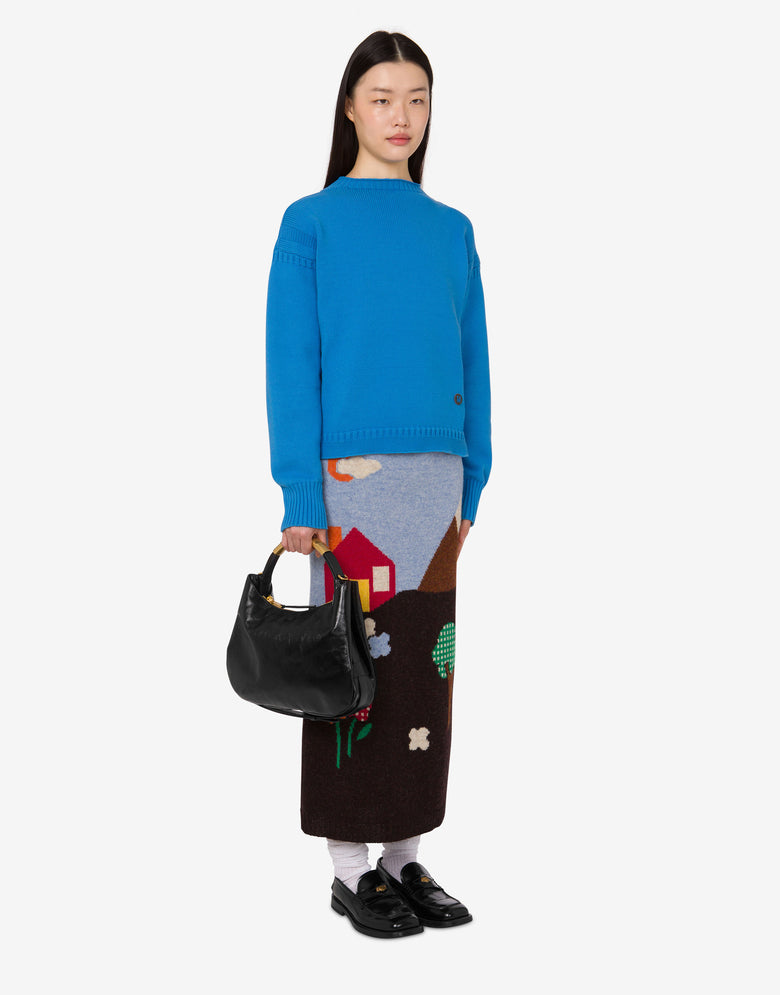 Mala de mão Moschino Handle Me Negro Moschino 4