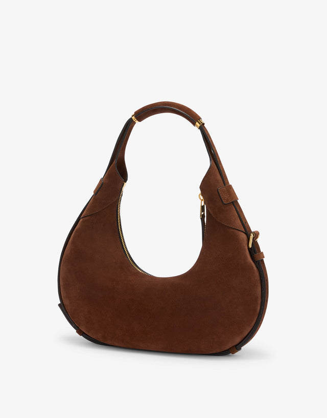 Moschino Handle Me Hobo Bag Brown Moschino 1