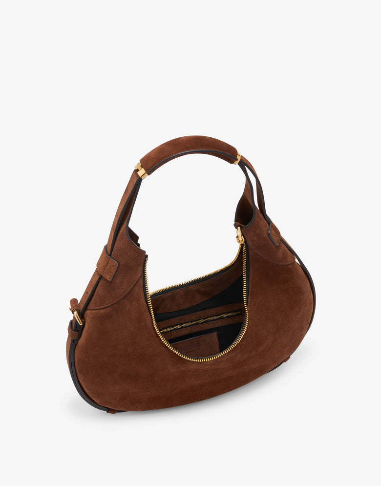 Moschino Handle Me Hobo Bag Brown Moschino 2
