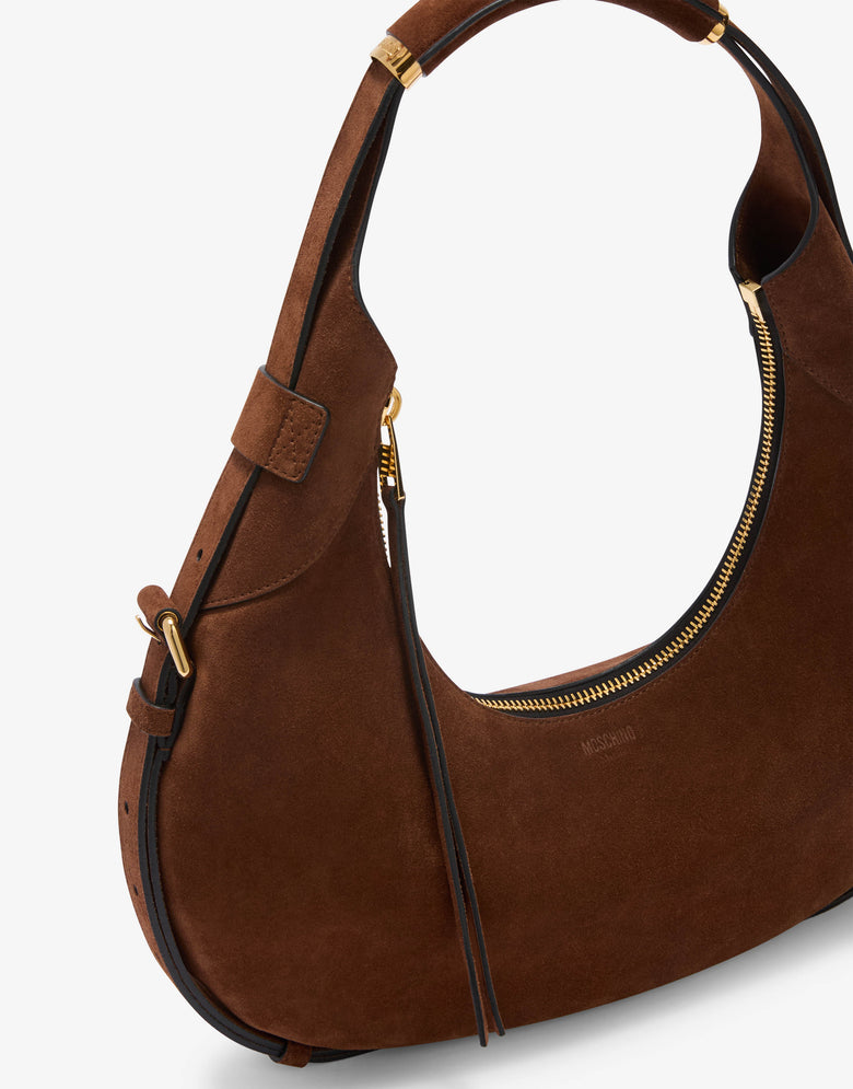 Moschino Handle Me Hobo Bag Brown Moschino 3
