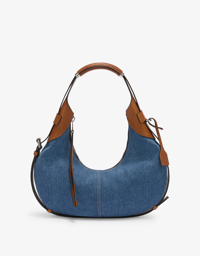 Moschino Handle Me Hobo-Tasche Blue Denim Moschino 0