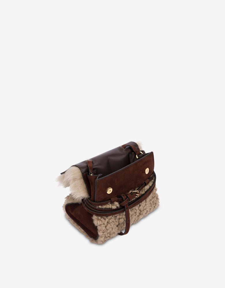 Moschino Tie Me Small Handbag Light brown Moschino 2