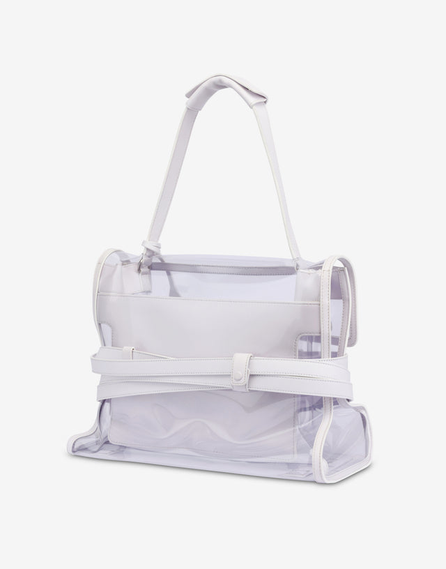 Moschino Tie Me Medium Shoulder Bag Trasparent Moschino 1