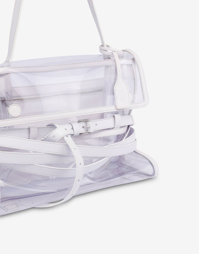 Moschino Tie Me Medium Shoulder Bag Trasparent Moschino 3