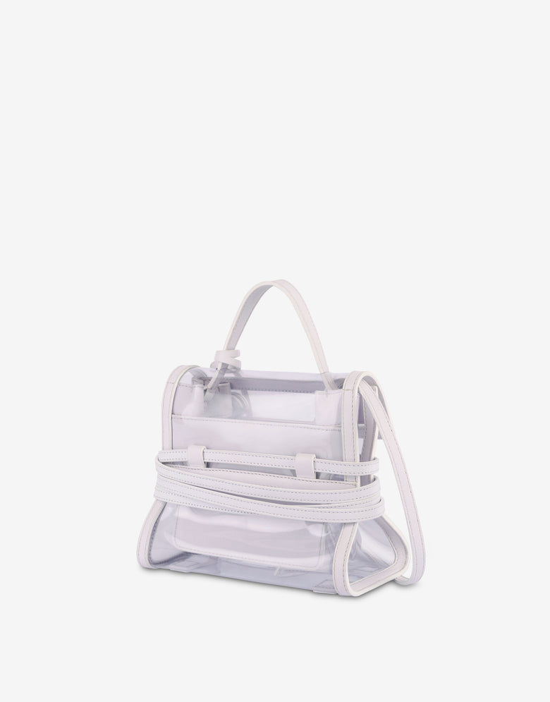 Bolso pequeño Moschino Tie Me Trasparent Moschino 1